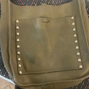 Rebecca minkoff green studded crossbody bag